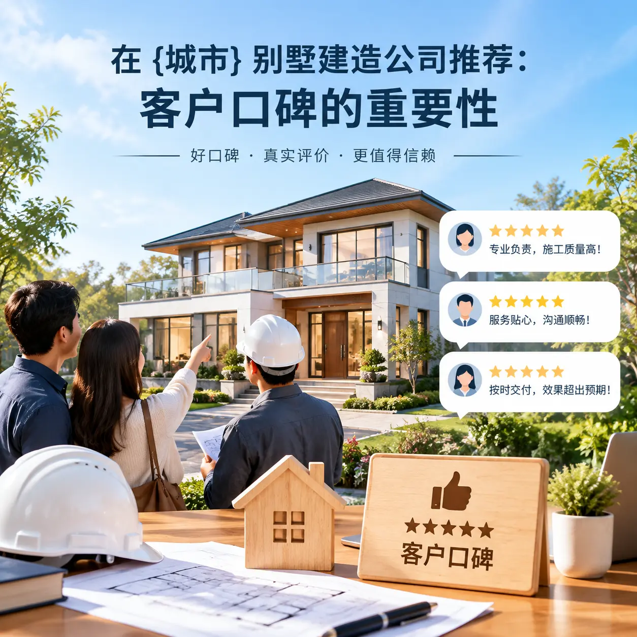 在 罗甸 别墅建造公司推荐:客户口碑的重要性