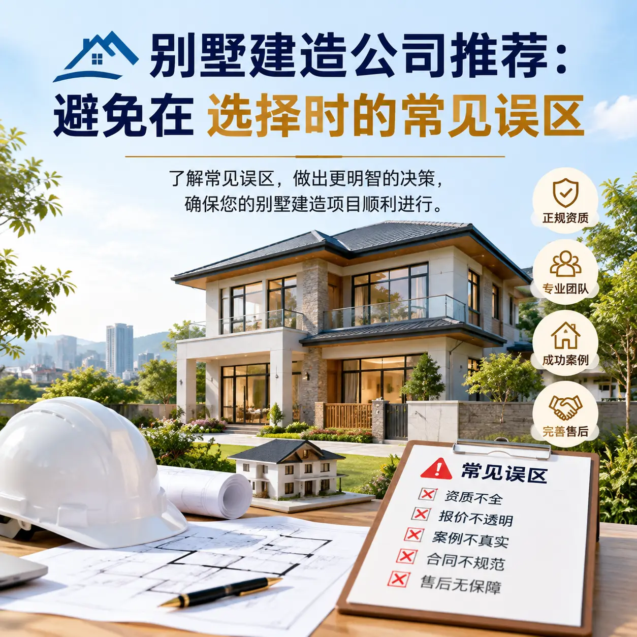 别墅建造公司推荐：避免在 罗甸 选择时的常见误区