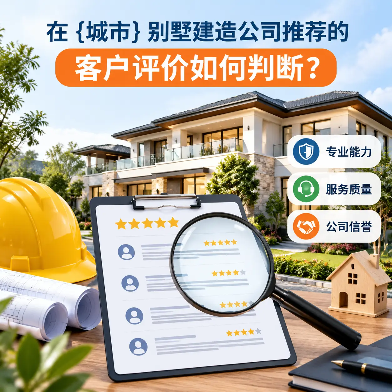 在 罗甸 别墅建造公司推荐的客户评价如何判断？