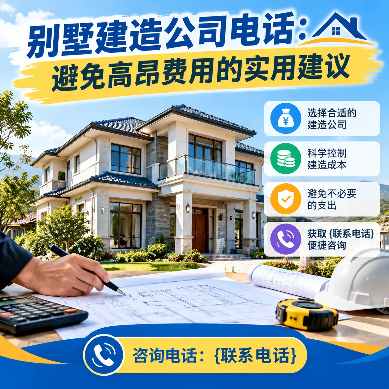 罗甸别墅建造公司电话:避免高昂费用的实用建议