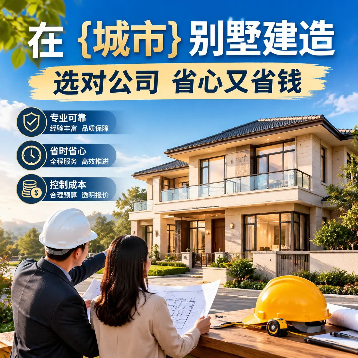 在 罗甸 别墅建造，选对公司省心又省钱