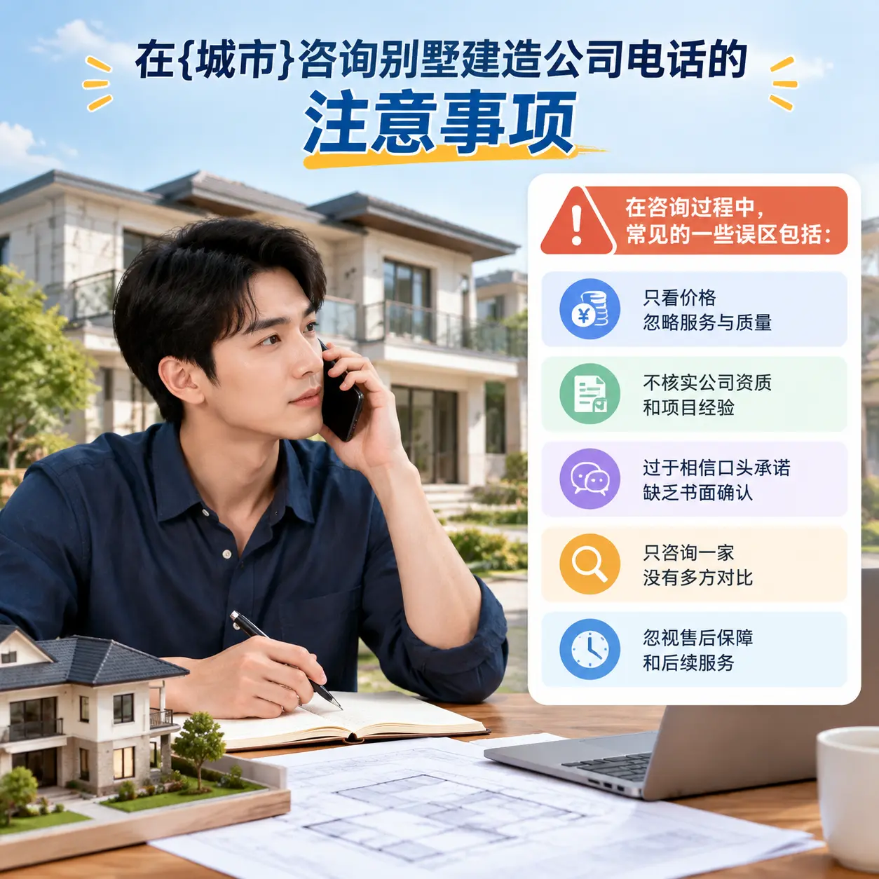 在罗甸咨询别墅建造公司电话的注意事项