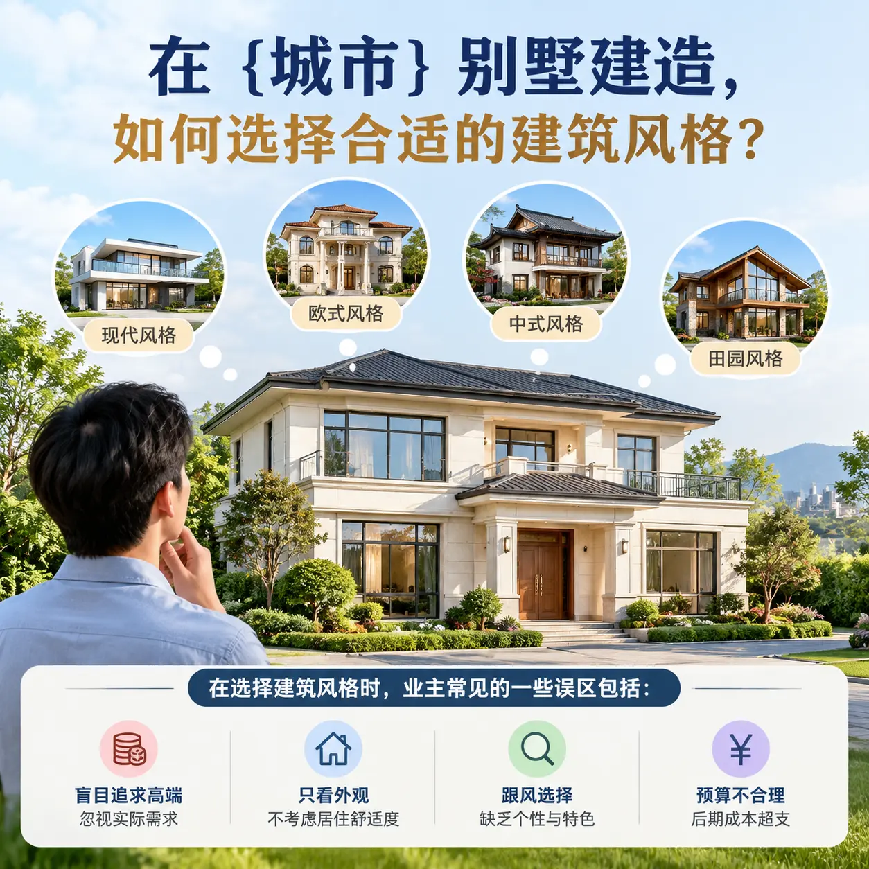 在 罗甸 别墅建造，如何选择合适的建筑风格？