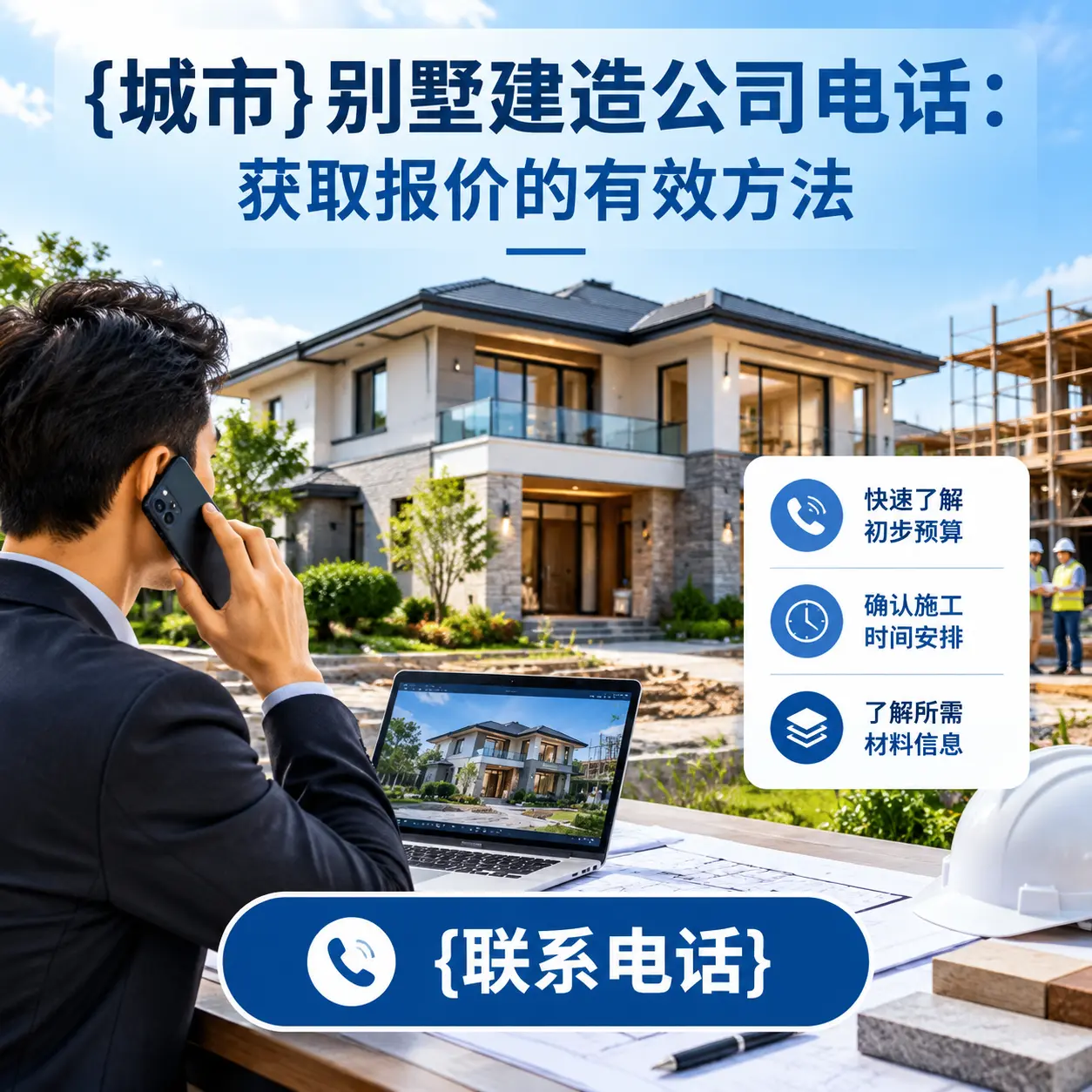 罗甸别墅建造公司电话：获取报价的有效方法