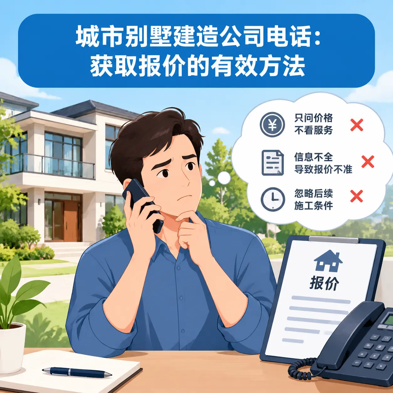 罗甸别墅建造公司电话：获取报价的有效方法