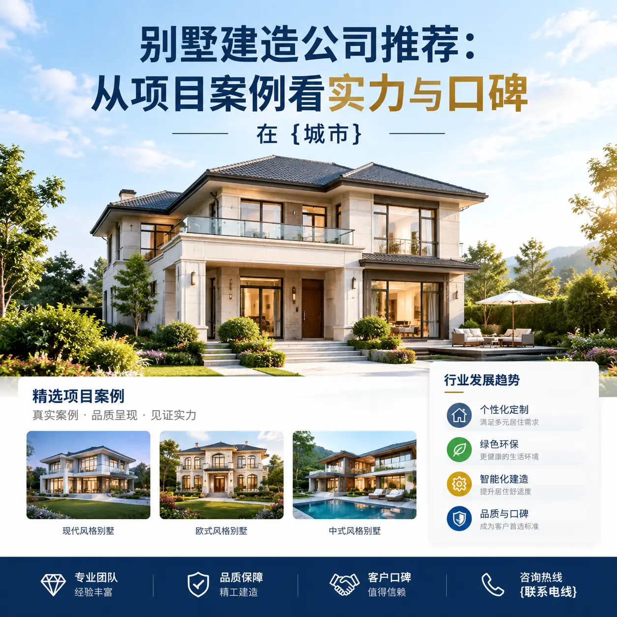 别墅建造公司推荐:从项目案例看实力与口碑在 罗甸